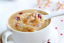 小米蔓越莓核桃粥#补脑美食汇#的做法