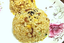 快手炒饭-咸蛋黄小虾米的做法