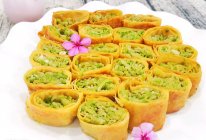 #时令蔬菜最养人#金玉良缘——香煎萝卜丝豆皮卷的做法