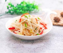 醋溜豆芽的做法