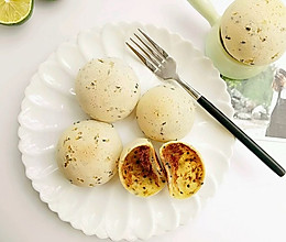 麻薯面包～芝麻肉松麻薯的做法