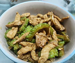 苦瓜肉丝的做法