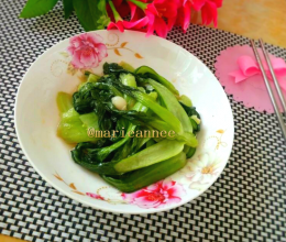 蒜香鸡毛菜的做法