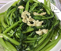 蒜炒皇帝菜的做法