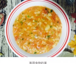 西红柿面疙瘩汤的做法