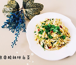 凉爽酸辣拌白菜#我要上首页酸辣家常菜#的做法
