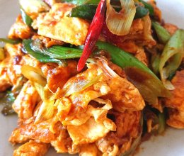 大葱炒鸡蛋的做法