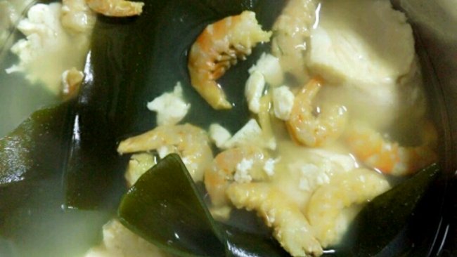 虾米豆腐海带汤的做法