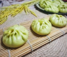 菜汁咖喱肉包的做法