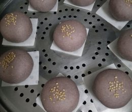 黑米馒头的做法