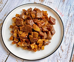 #福气年夜菜#黑椒杏鲍菇牛肉粒的做法