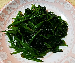 清炒红薯叶的做法