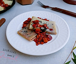 蛋奶软饼红粉果的做法