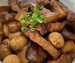 家常硬菜红烧肉炖海参的做法