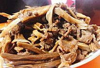 黑椒汁杏鲍菇茶树菇炒牛肉片的做法