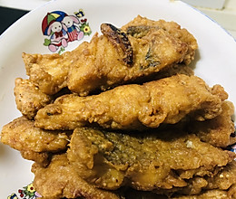 炸鱼块的做法