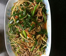 牛肉合菜的做法