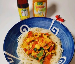 西红柿鸡蛋面#太太乐鲜鸡汁芝麻香油#的做法