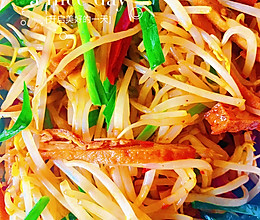 豆腐丝炒豆芽的做法