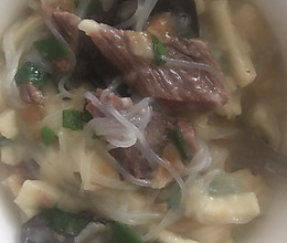 家庭版牛肉煮馍的做法