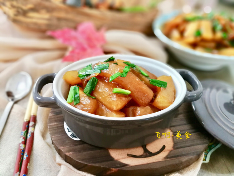 鲍汁萝卜条—比肉还好吃的做法