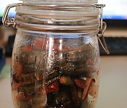 油酱菜（黄瓜青椒咸菜）的做法