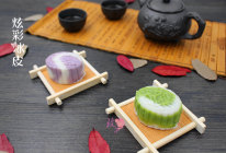 没有色素的炫彩冰皮#青春食堂#的做法