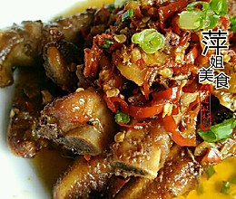 孜然蒜香寸骨的做法