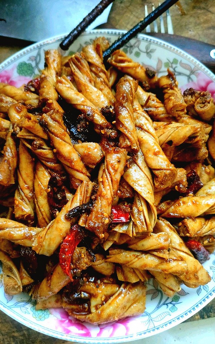 自制豆筋辣条的做法