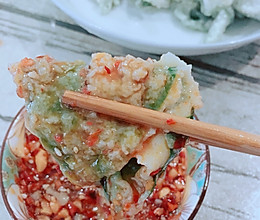 菠菜蘸尖尖的做法