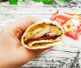 #芝士盖被 爆改芝味# 意式番茄芝士土豆叉烧卷饼的做法