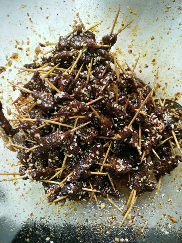 牙签牛肉☞烤箱版少油更健康的做法