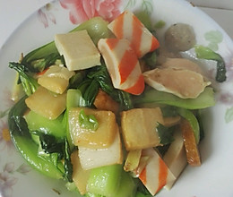 清炒青菜安井丸子的做法