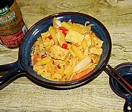 白菜土豆炖冻豆腐#好吃不上火#的做法