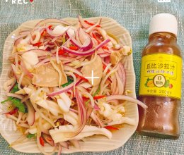 #丘比小能手料理课堂#凉拌双花的做法