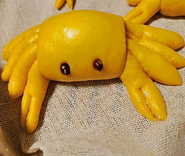 南瓜螃蟹馒头的做法