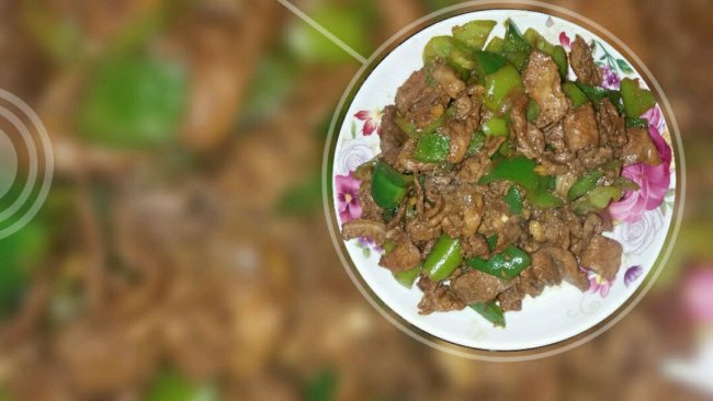 里脊炒辣椒（里脊非常入味哦）的做法