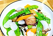 #女神野餐记#酱油肉炒百合荷兰豆的做法