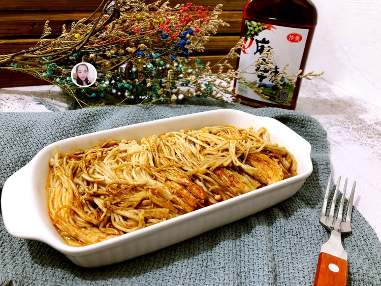 烤金针菇的做法