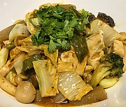 素食焖锅的做法
