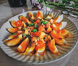 #我们约饭吧#凉拌蒜蓉变蛋的做法