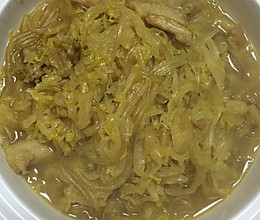东北酸菜粉条川白肉的做法