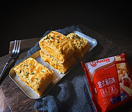 番茄芝士厚蛋烧#芝士盖被 爆改芝味#的做法