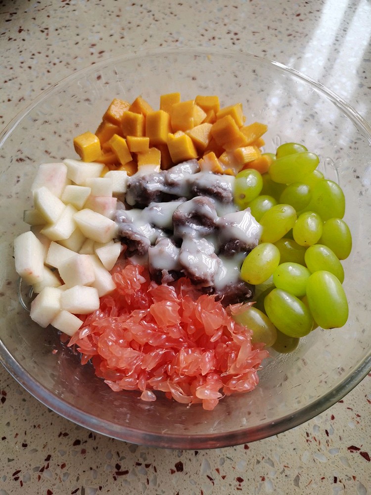 水果冰饭的做法