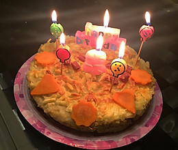 自制狗狗健康生日蛋糕的做法