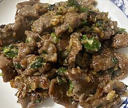 葱烧牛肉片的做法