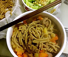 西北莜面的做法