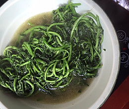 清炒西洋菜的做法