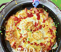 爱的味道浓情厚芝士烤虾披萨的做法