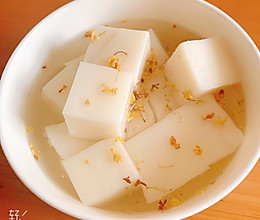 解暑圣品桂花杏仁豆腐的做法